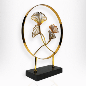 Escultura Circulo Dorado